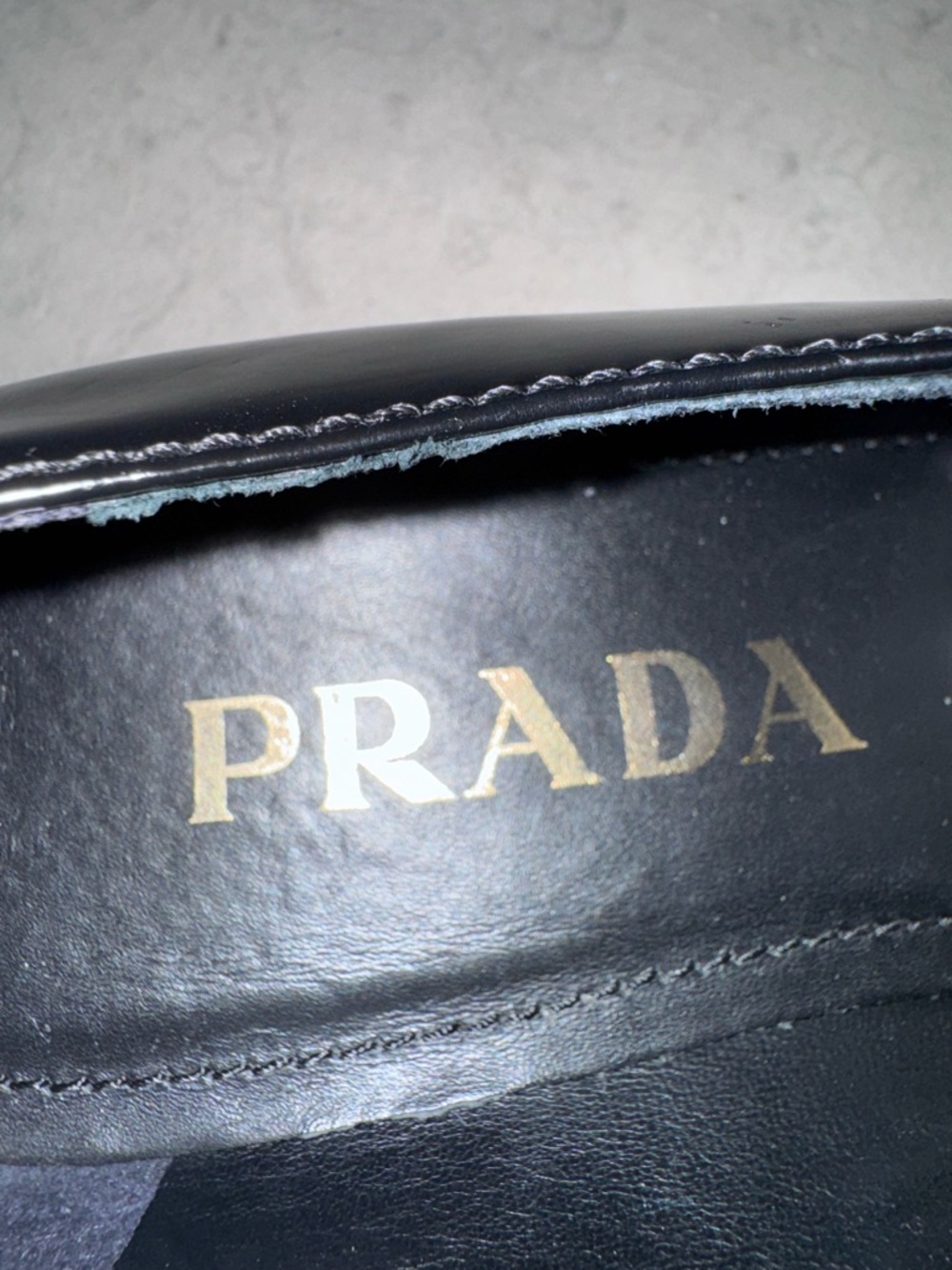 Prada women’s black brushed loafers size IT 36/US 6 with box - Picture 14 of 17